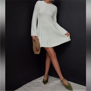 Tuckernuck - Pomander Place Ivory Adi Knit Dress